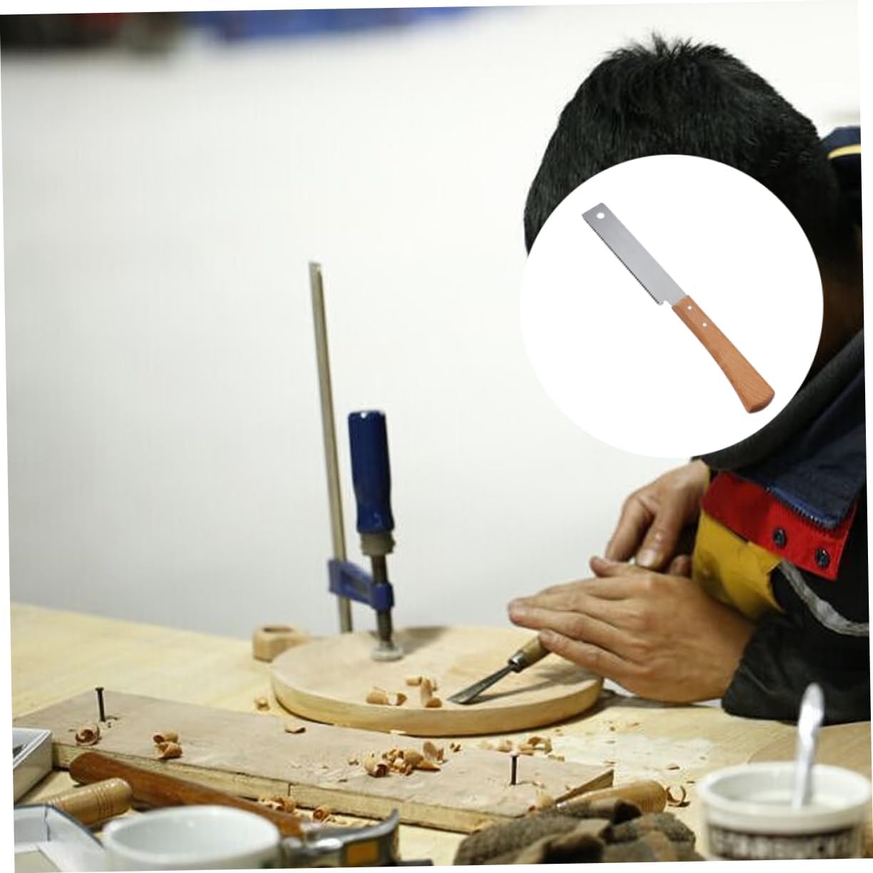 Gadpiparty 3pcs Wooden Handle Fine Tooth Saws for Woodworking Flush Cut Saws Precision Cutting