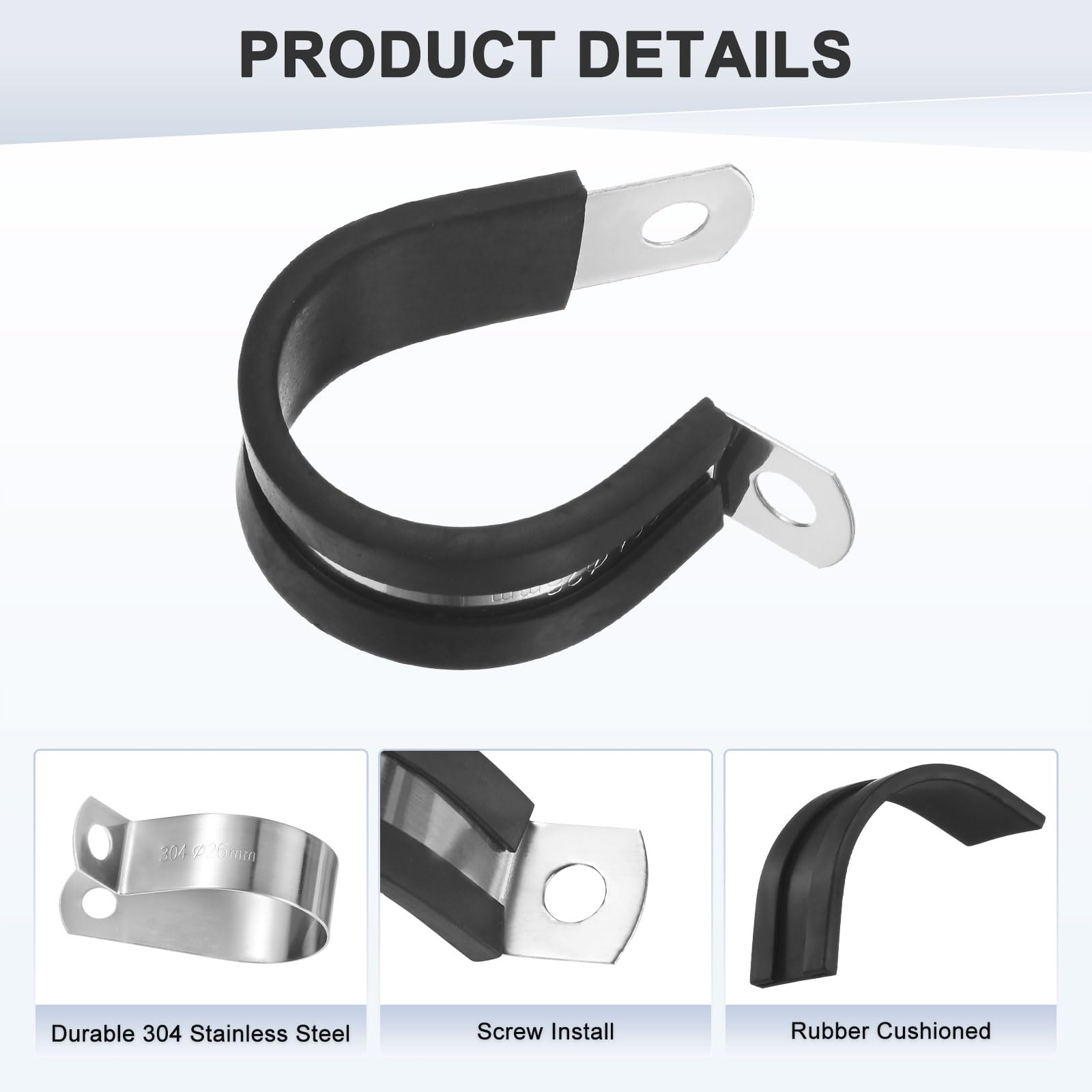M METERXITY 20-Pack Cable Clamps - Image 2