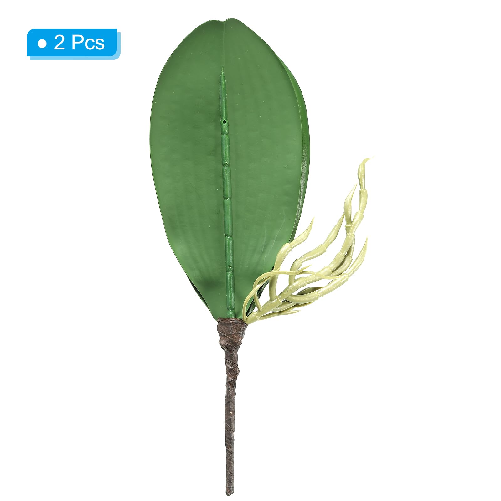 PATIKIL Faux Orchid Leaves 5.5 Inch - Image 3