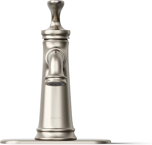 Miniatura 9 de Kohler 27379-4BN BELLERA - Grifo de baño de una sola manija, 1.0 GPM, níquel cepillado vibrante