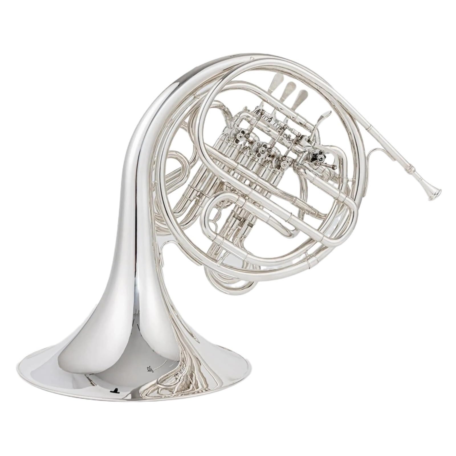 Waldhorn Waldhorn Integral Doppel 4 Klappen F Stimmung Bb Stimmung Silber Mit Zubehör