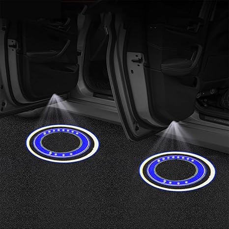 Amazon Co Jp ウェルカムライト メルセデスw221 S3 S500車のドアledアンビエントライトhdロゴエンブレムウェルカムレーザープロジェクターランプアクセサリーのためのカーライト Color 2pcs Emitting Color Wheatear Blue Circle 車 バイク