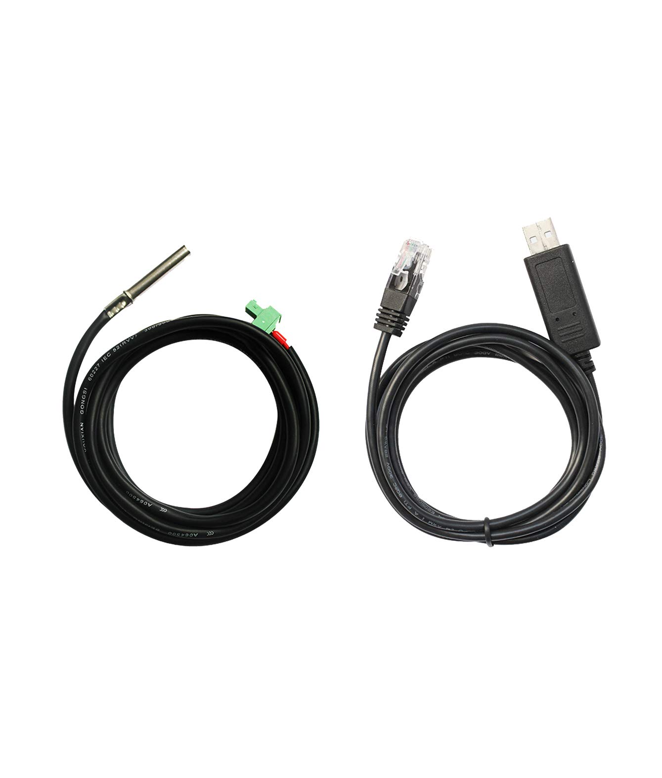 Capteur Température Batterie + Câble USB-RS485 EPEVER – Compatible Tracer-BN, Tracer-A, LS-B, VS-BN, ETracer, ITracer