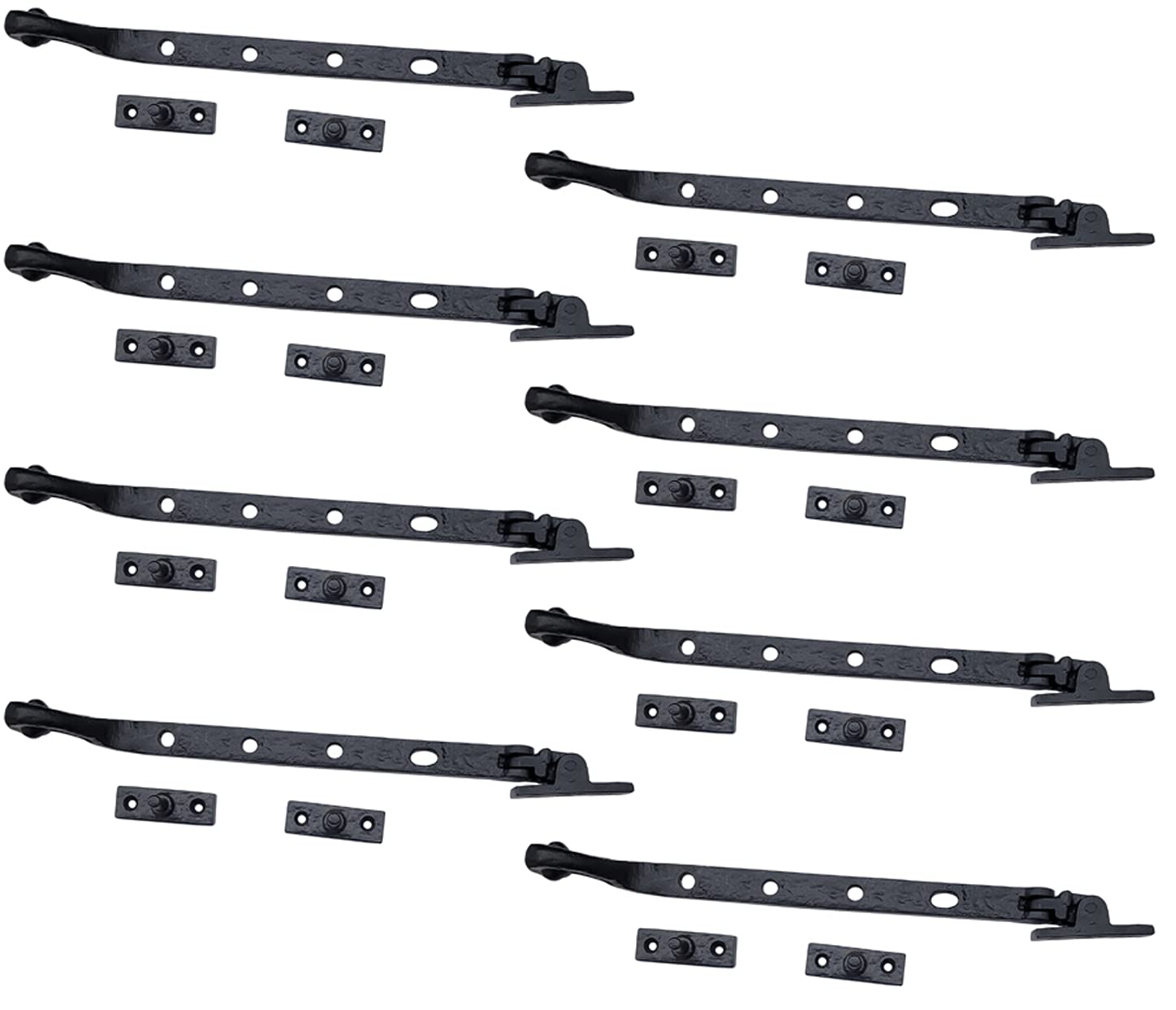 Adonai Hardware 9.50 Inch "Araunah" Antique Cast Iron Window Casement Stay (Supplied as 2 pieces per pack) - Matte Black Powder Coated — Amazon image 21
