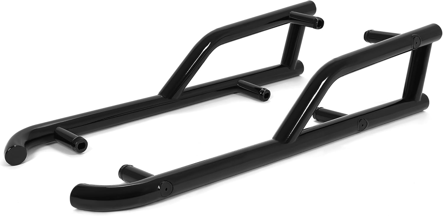 HECASA Nerf Bar Rock Sliders Compatible with 2016-2025 Polaris General 1000/XP 1000/INTL General 1000 EPS Deluxe Premium Sport Left & Right Side Step Tree Kickers