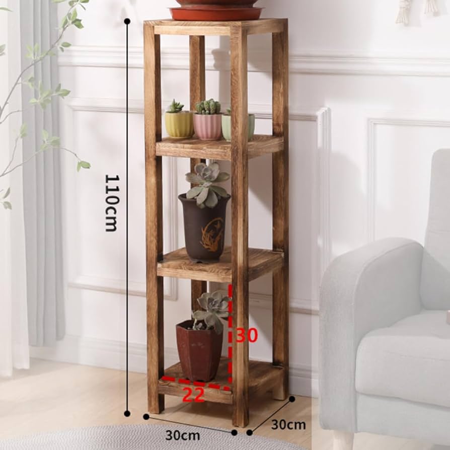 Amazon｜[GZGZ] 古材 スリムラック カラー1 30*30*110 幅30cm