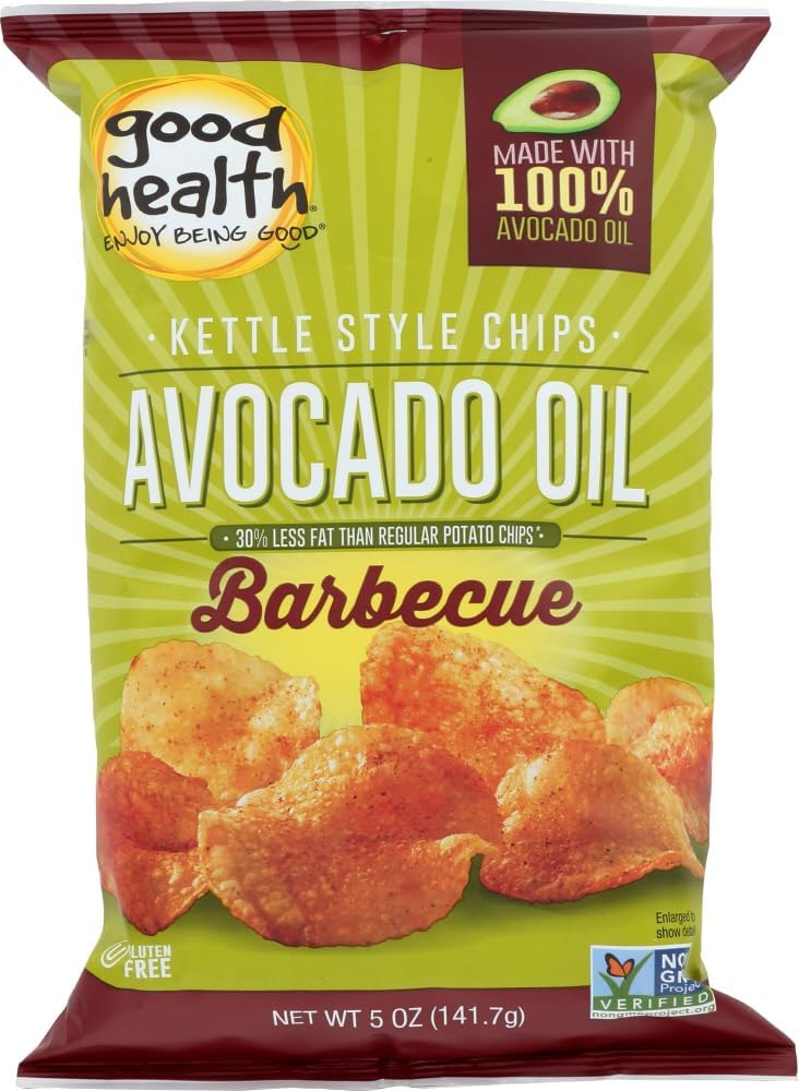 Avocado Oil Kettle Style Barbecue Chips 5 oz. Bag (3 Bags)