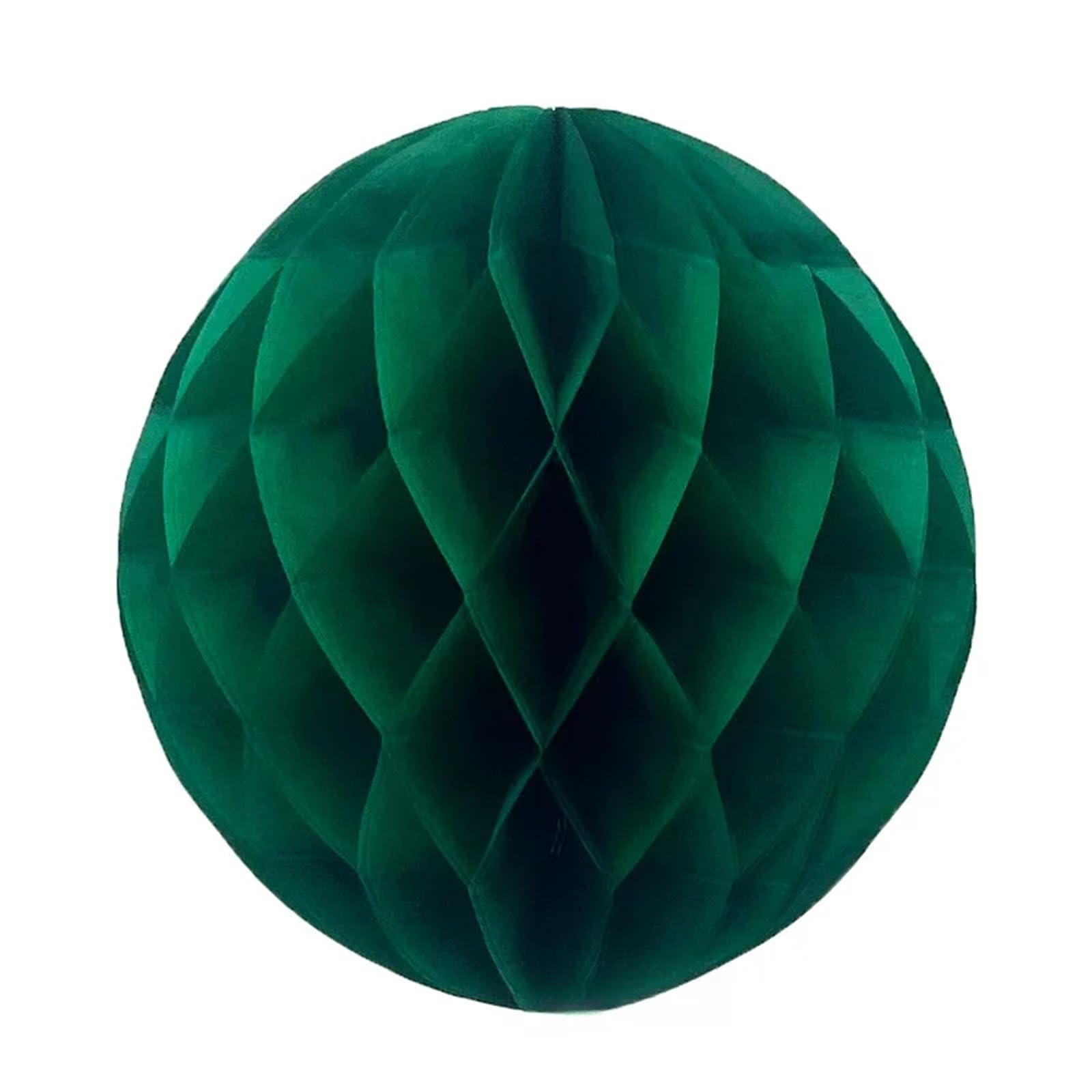 Paper Pom Poms 10Pcs Honeycomb Ball Wedding Room Column Background Decoration House(Green01,30CM)