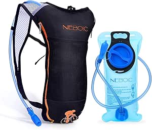 ハイドレーションパック 防水 軽量 2L給水袋広口付き 防災 水分補給 ハイドレーションバックパック 登山 ランニング リュック バッグ 自転車 サイクリング 5L大容量
