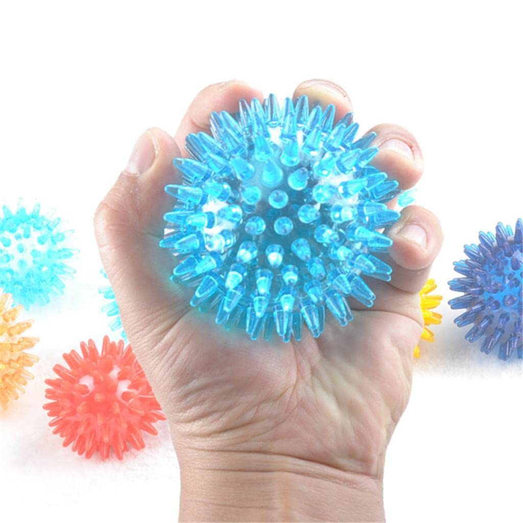 Sharplace Silicone Massage Ball Deep Tissue Release Hand Exercise - Blue, 6cm - Image 4