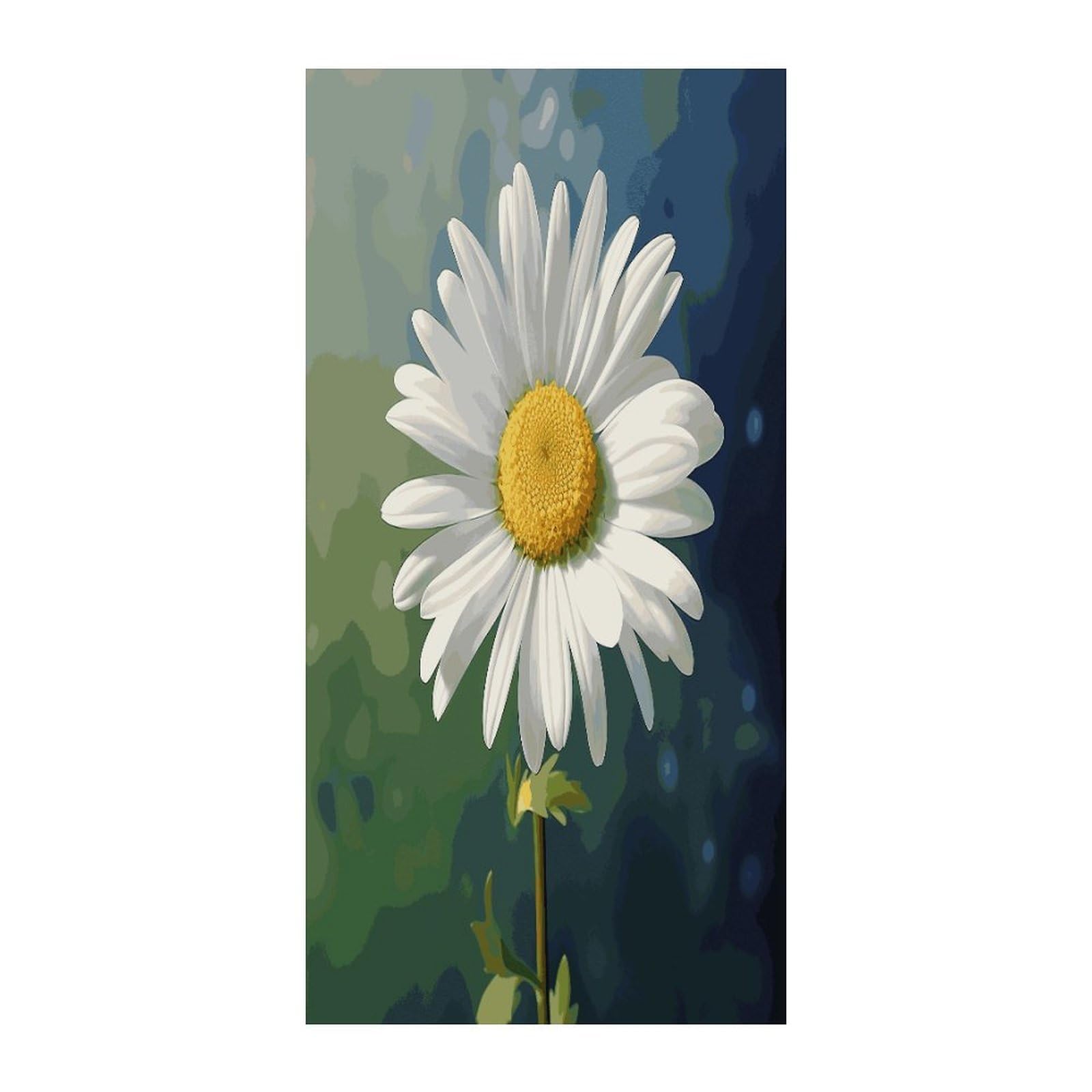Fekiloot Style Daisy Flower Door Curtain Room Divider Curtains
