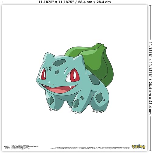 Miniatura 4 de Trends International Gallery Pops Pokémon - Bulbasaur Evolutions - Paquete de arte de pared (paquete de 3)