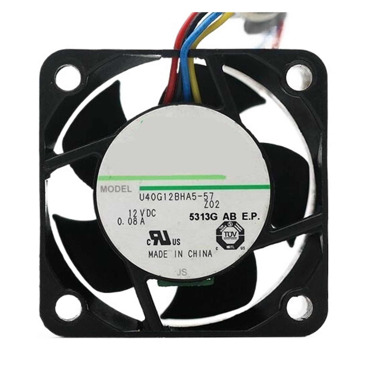 Fcarumiqp One Color 4Cm U40g12bha5-57 4020 12V 0.08A Four Wire Fan