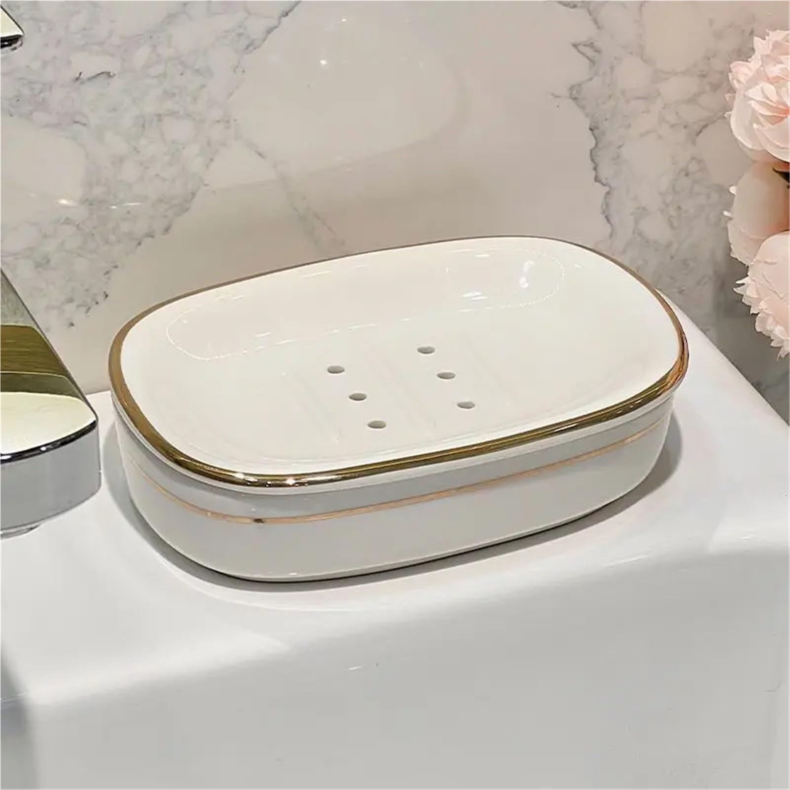 Jabonera Jabonera Cerámica | Aseo Cuarto de baño Hogar(Color2)