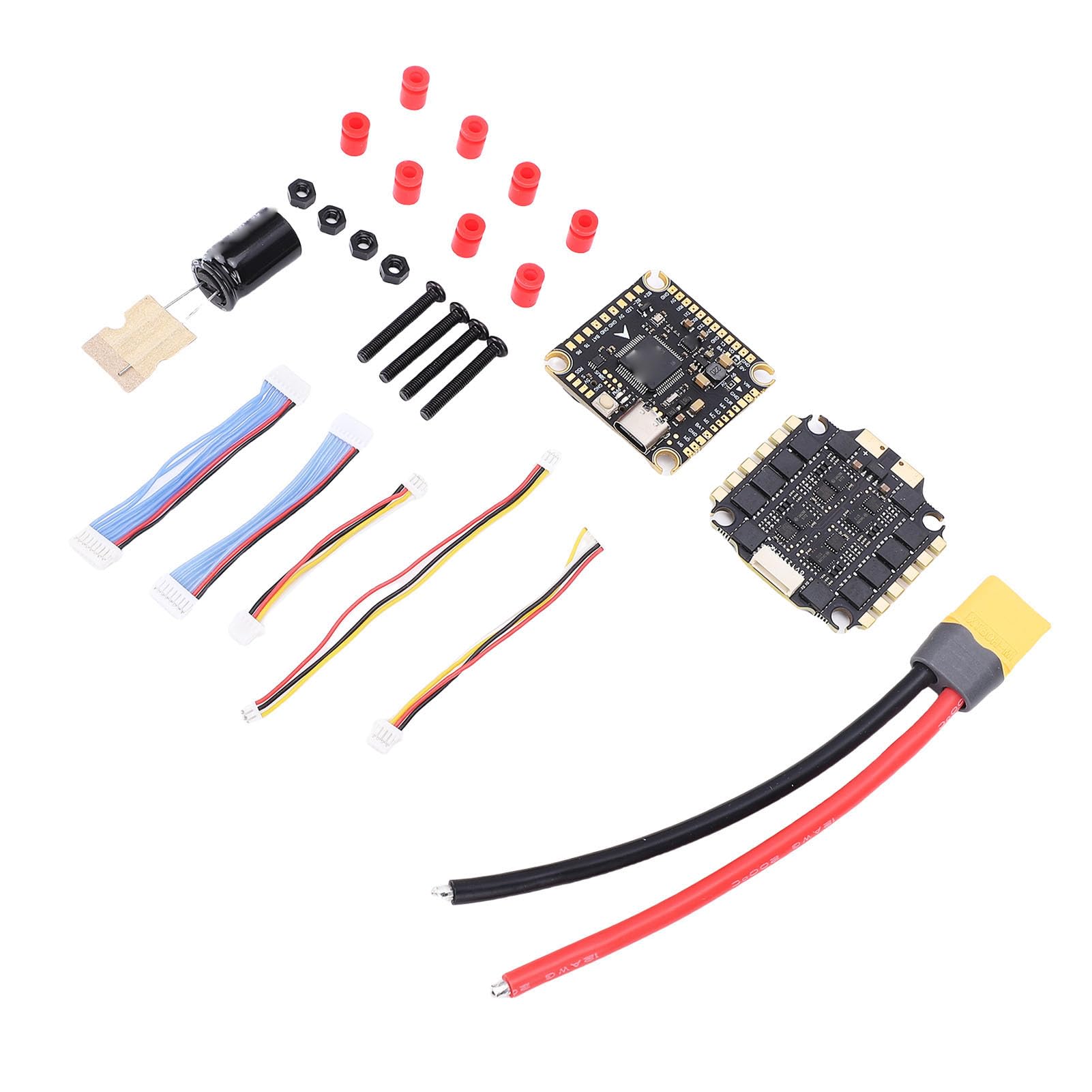 Contrôleur de Vol, Contrôleur de Drone F405 en Plastique avec Pile ESC 60A pour Drones de Course SpeedyBee FPV et Télécommandés