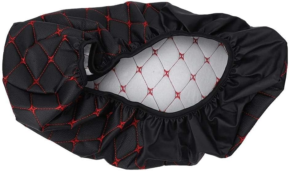 Alomejor Pokrowiec na siedzenie motocyklowe, skórzany, ochraniacz na motocykl, wodoodporny, odporny na deszcz, kurz, promieniowanie UV (XL)