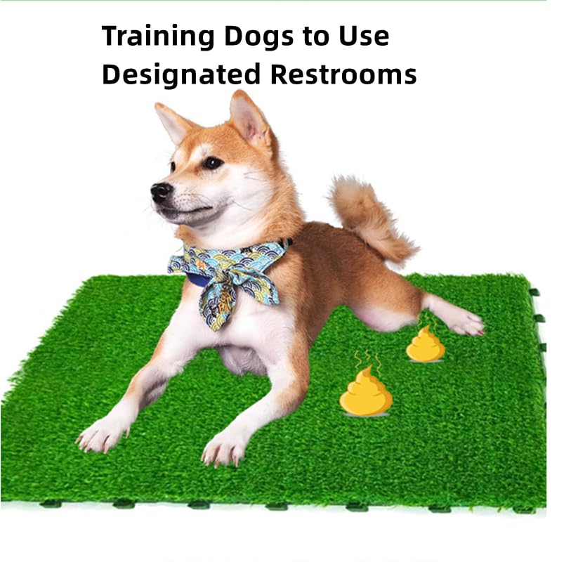 Césped Artificial para Inodoro para Perros, Alfombrilla de Repuesto para Orinar para Perros y Cachorros, Reemplazo de Almohadilla de Hierba