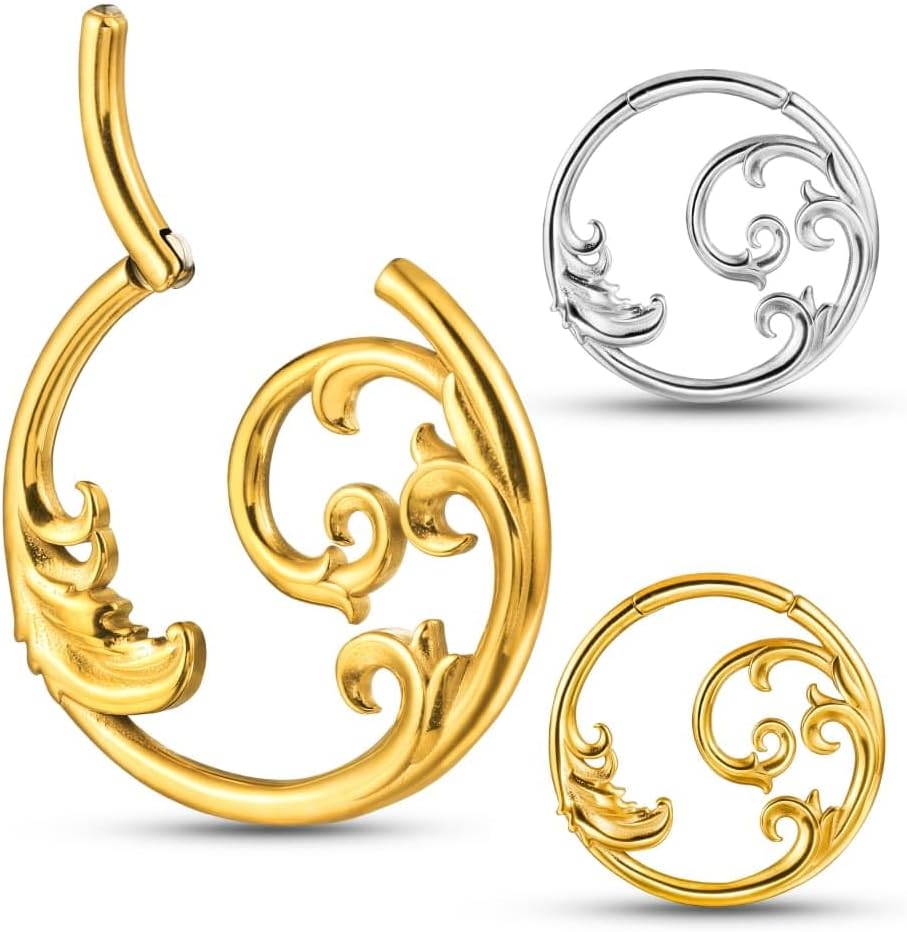 1 Pair 22gram ear weight gauges for ear lobe in 4mm/6g Ear Tunnels Plugs 316 Stainless Steel Earrings Weight Plugs Hypoallergenic expander Piercing Body Jewelry Waves