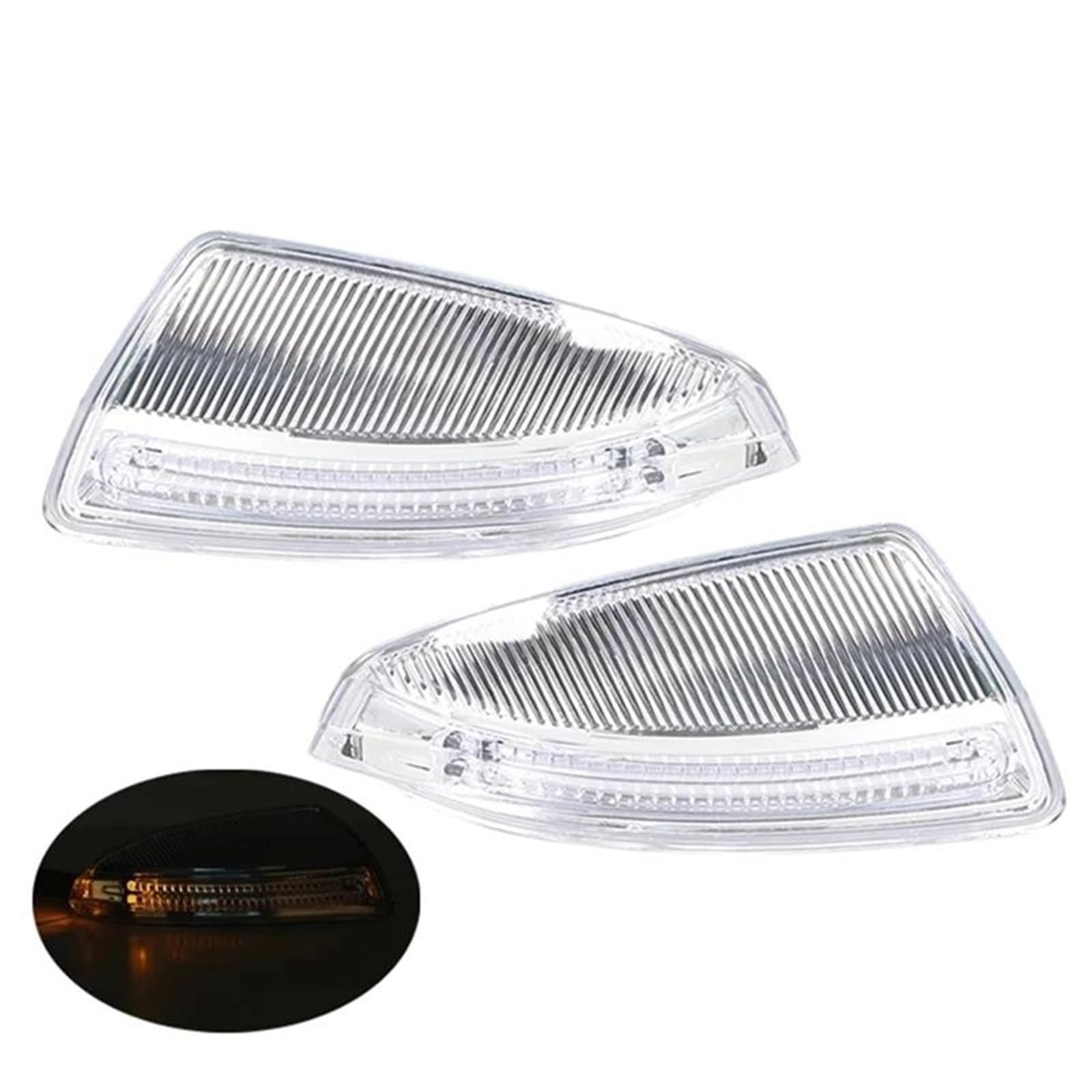 Clignotants Auto Clignotant De Rétroviseur Latéral pour Mercedes pour Benz W164 W204 W639 ML300 ML320 ML500 C250 C300 C350 Indicateurs Latéraux(Droit)