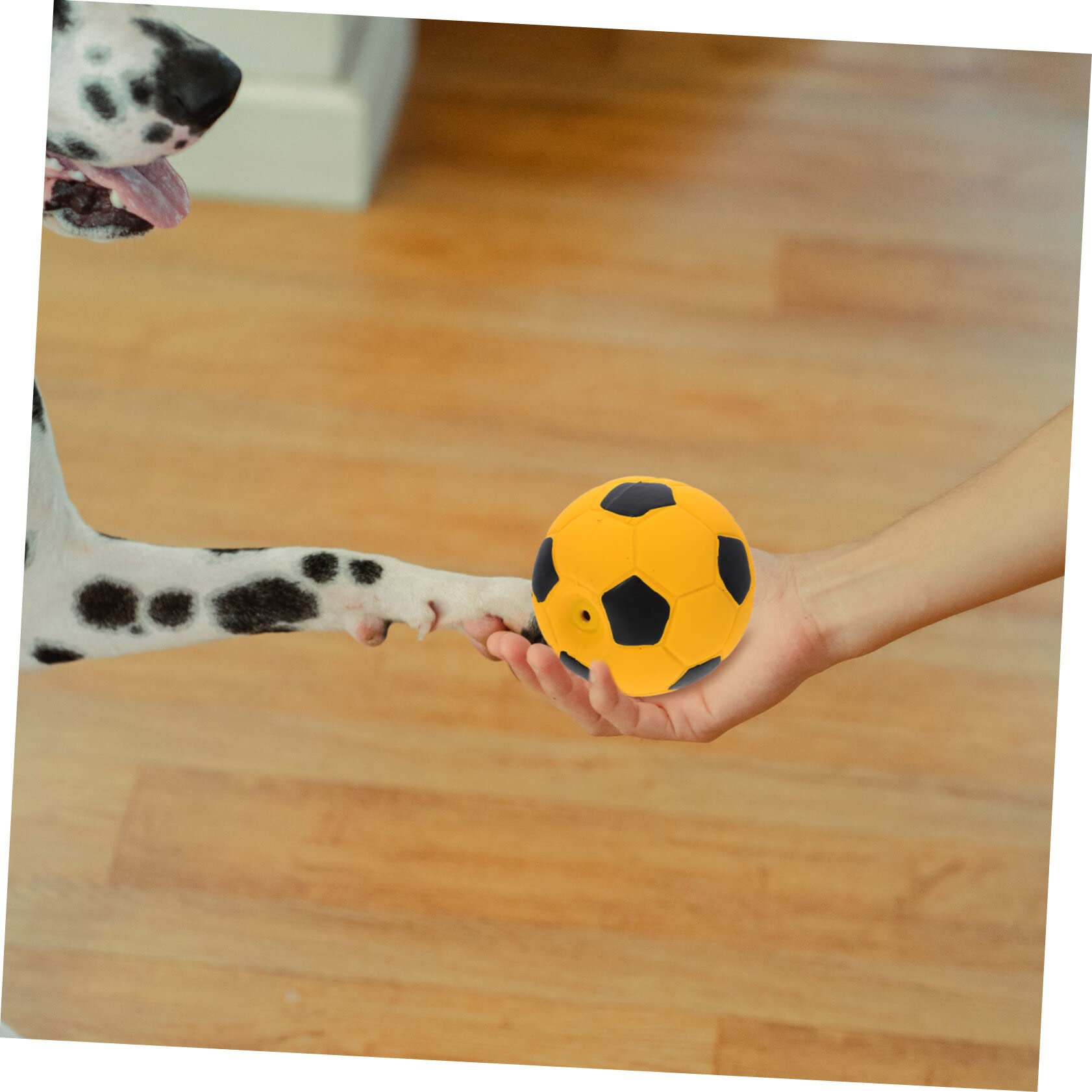 Mipcase 12stücke Interaktive Spielzeuge Für Hunde Weiche Molar-funktionale Fußball-kauspielzeuge Quietscher Für Welpen Und Aktive Spielzeiten