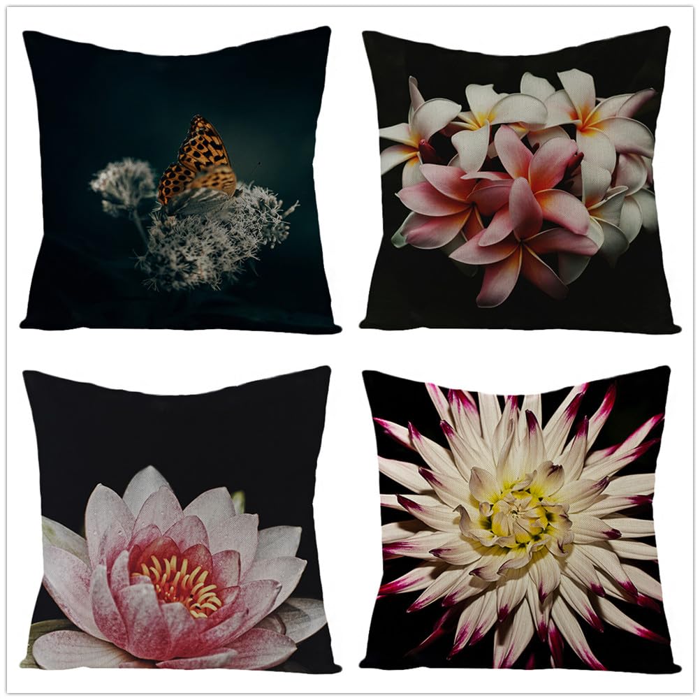 Housse de coussin en lin de qualité supérieure pour une décoration de canapé raffinée