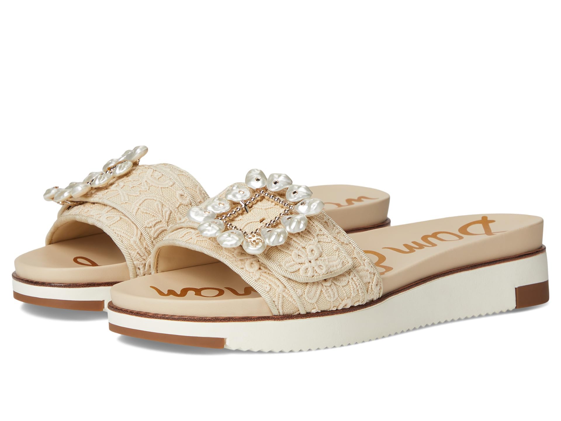 Sandale femme Ariane Sam Edelman dentelle naturelle ivoire 42 EU