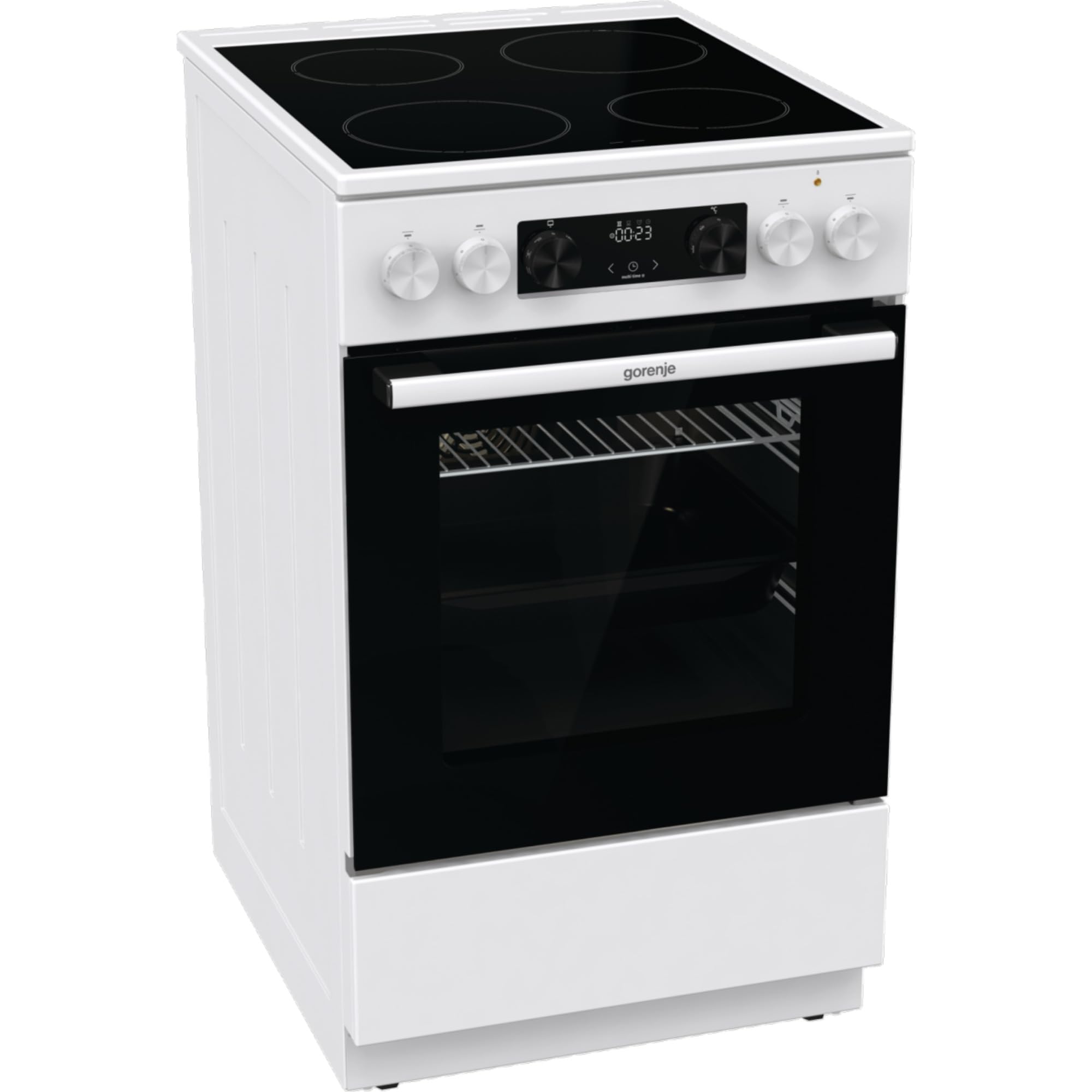 Cuisinière électrique Gorenje GEC5C 41 WG - 50 cm, 70 litres, plaque vitrocéramique