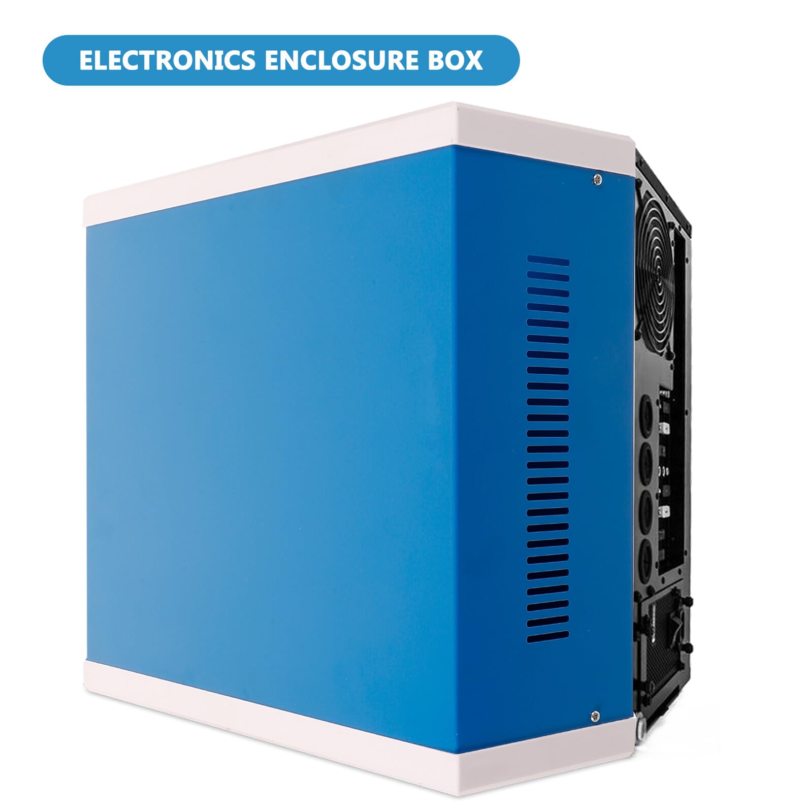 Mipcase Scatola Elettrica in Ferro Blu Cassetta da Esterno Facile Installazione e Design Semplice ed Elegante per Uso Versatile in Progetti Elettrici