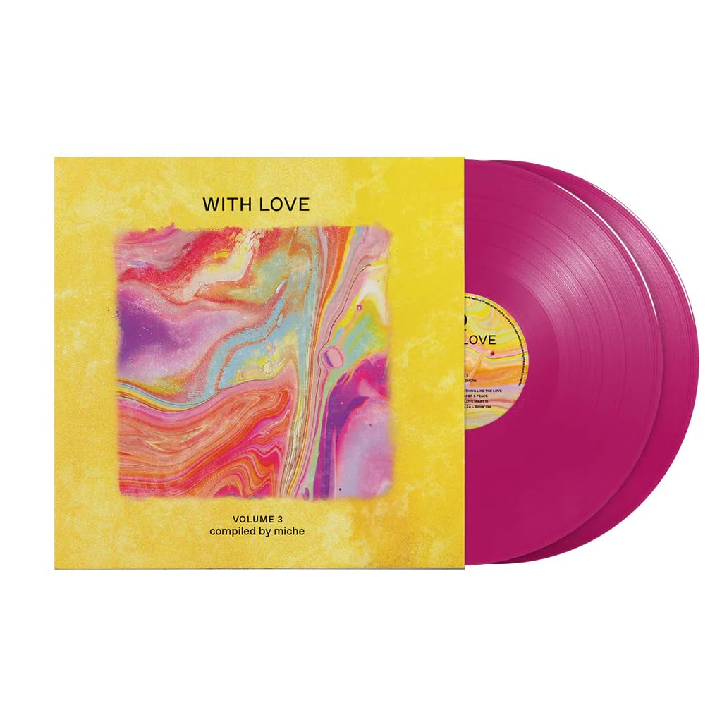 MICHE/VARIOUS - With Love: Volume 3 - MAGENTA VINYL 2XLP
