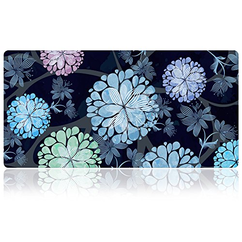 Extra Large Mouse Pad - Floral Design Gaming or Desk Mousepad - 31.5\" x 15.7\"x0.12\'\'(3mm Thick)- XXL Protective Keyboard Desk Mouse Mat for Computer/Laptop-Dandelion