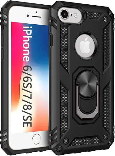 Vista 34 de Korecase Compatible con Funda para iPhone 8/Funda para iPhone 6/Funda para iPhone 7, Protección Extrema Armadura Militar de Doble Capa Resistente a