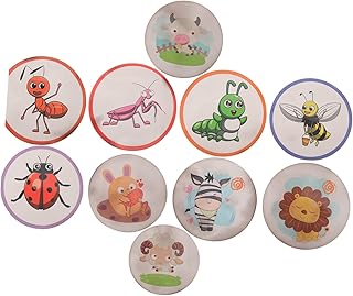 RORPOIR Pegatinas Reutilizables Para El Entrenamiento Del Inodoro: 10 Hojas Con Patrones Divertidos Para El Entrenamiento Del Inodoro.