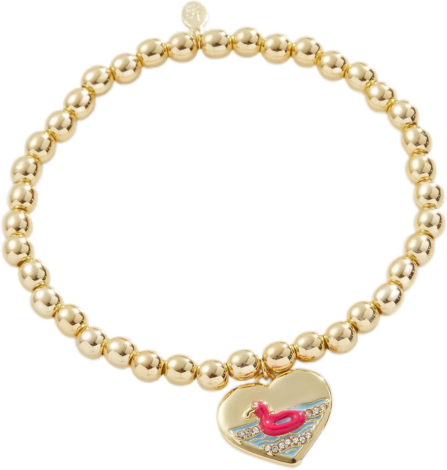 Amazon.com: Alex and Ani Barbie Movie, Heart Stretch Bracelet, Shiny Gold Finish, Multi Color, 6