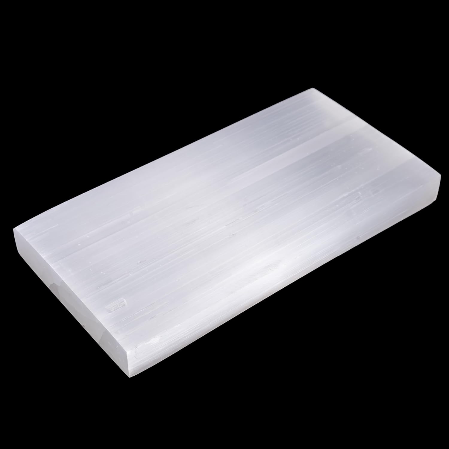 Extra Large Selenite Charging Plate – 8” Selenite Crystal – Mined & Crafted in Morocco – Ideal for Cleansing Crystals & Healing Stones, Meditation, Reiki – Protection Crystals – Spiritual Gift & Decor