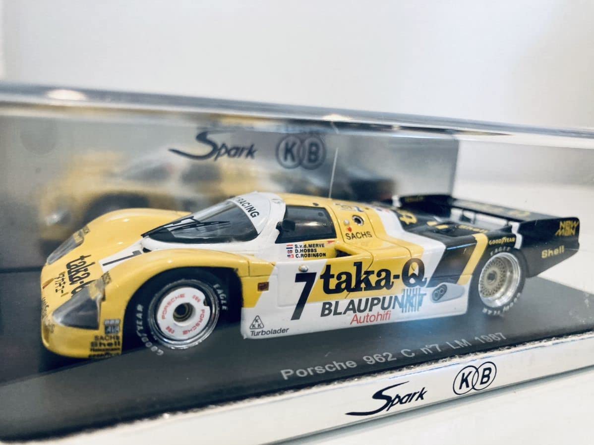 Amazon.co.jp: 1/43 Spark 962C TakaQ S.van.der. Merve-C.Robinson-D 