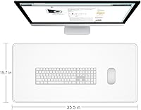 Vista 54 de Dapesuom Alfombrilla grande para mouse, alfombrilla de mouse para juegos extendida con bordes cosidos, alfombrillas de escritorio de tamaño completo