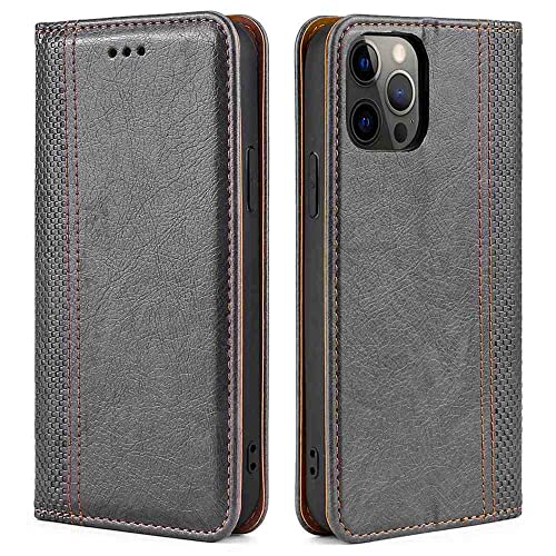 MojieRy - Funda tipo cartera para MEIZU 16, funda de piel sintética de alta calidad para MEIZU 16, 1 ranura para tarjetas, recortes exactos, gris