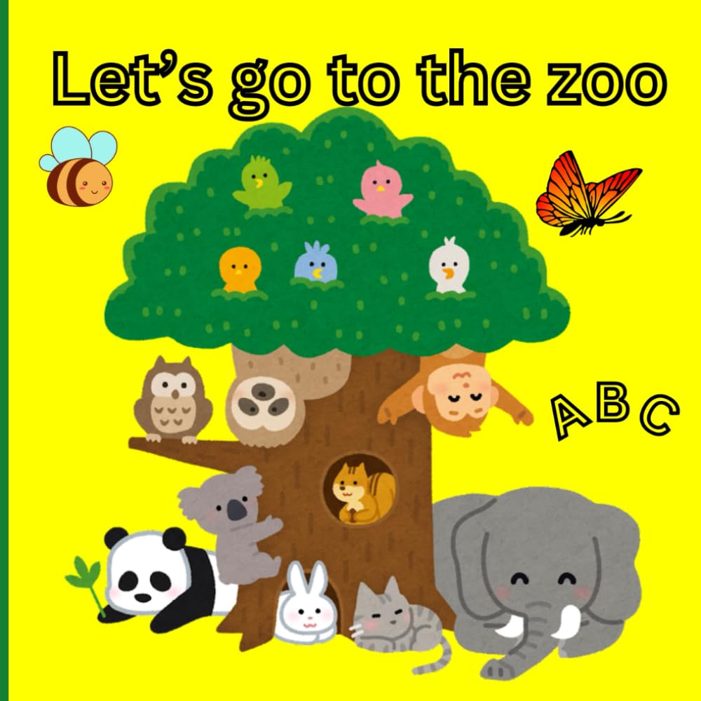 Let's go to the zoo fun coloring book for kids: Educational coloring animals on alphabetic order children ages 3 to 8