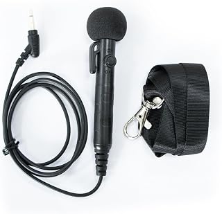 SHIDU Clip On Wired Microphone 3.5mm Compatible with Smartphone Amplifier