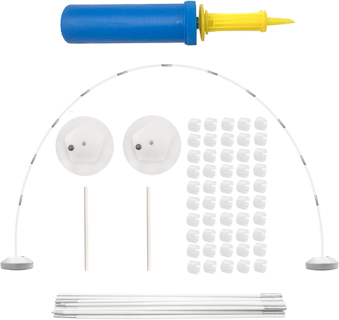 Balloon Arch Kit - Balloon Column Base and Pole Balloon Arch with Bases for Birthday Party Supplies Garden Decorations or Wedding(9.5FT Tall & 17FT Wide)