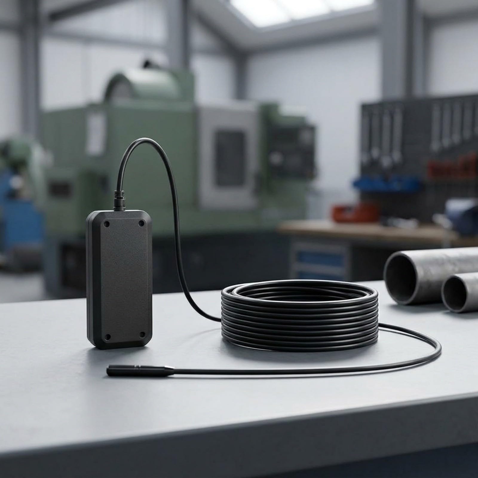 8mm Dual Kamera Inspektionskamera mit 6 LED Licht(10m)