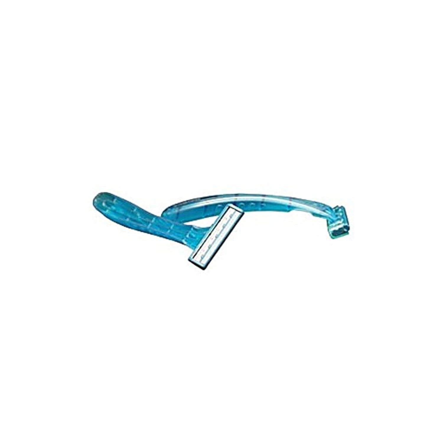 Dukal DUK SR1801C Dawnmist Security Shield Razor, Single Edge, Single Blade, Short Orange Handle (Pack of 500)