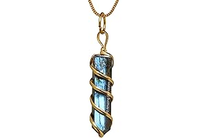 Labradorite Crystal Necklace: Shimmering Serenity for Body, Mind, and Spirit