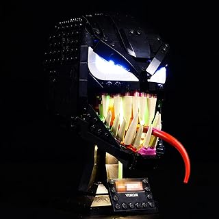 LED Light kit for Lego Spider-Man Venom, Lighting for Lego 76187 Building Blocks Model (only Light Included)