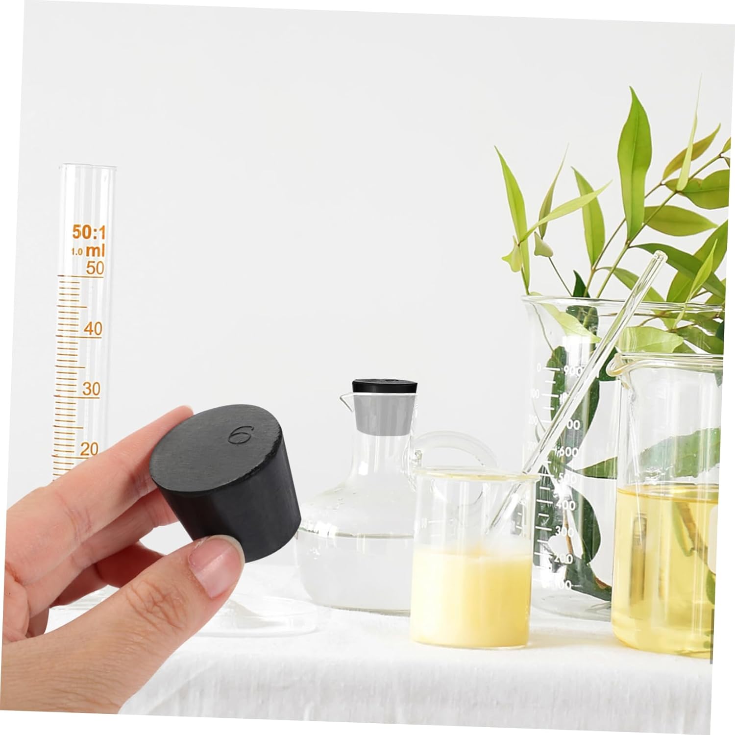 Mobestech 3sets Rubber Stoppers Lab Tapered Bungs for Beakers Sealing Plugs for Laboratory Instruments Sizes Insulation 27pcs*3