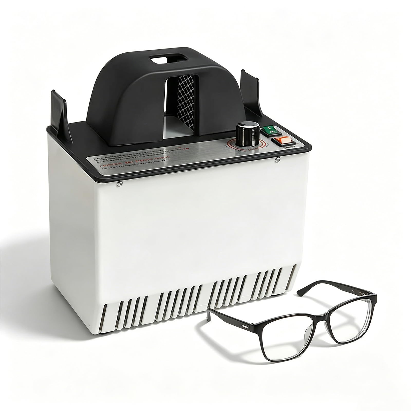THYXGS Eyeglasses Frame Warmer, Optical Glasses Frame Heater Warmer, with Closable Hood, Low & High Temperature Settings, Multi-material Compatibility, for Eyeglasses Shops