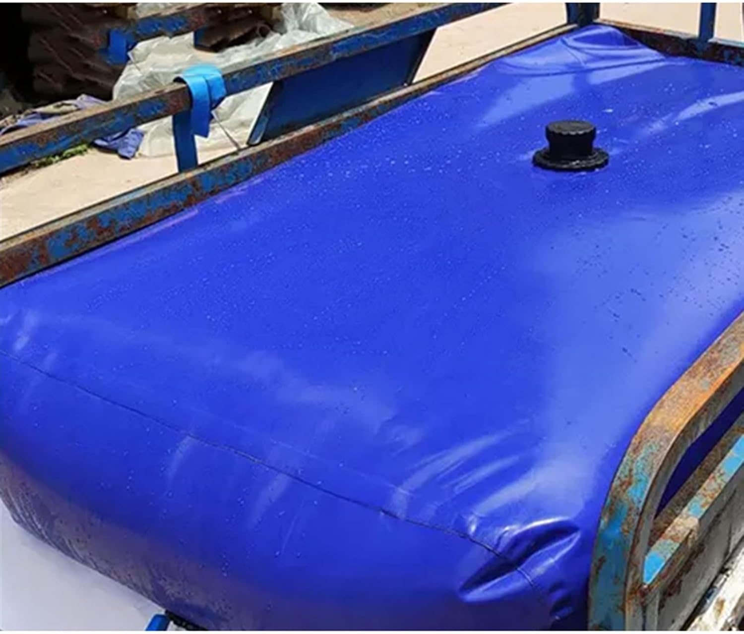 Emergency Water Storage Bag Water Bladder Tank, Foldable Water Storage Bag Container 1000 800 500 200 100 Gallon Emergency Cistern, Portable Outdoor Farm Garden Reservoir Carrier ( Size : 1.2x0.8x0.35