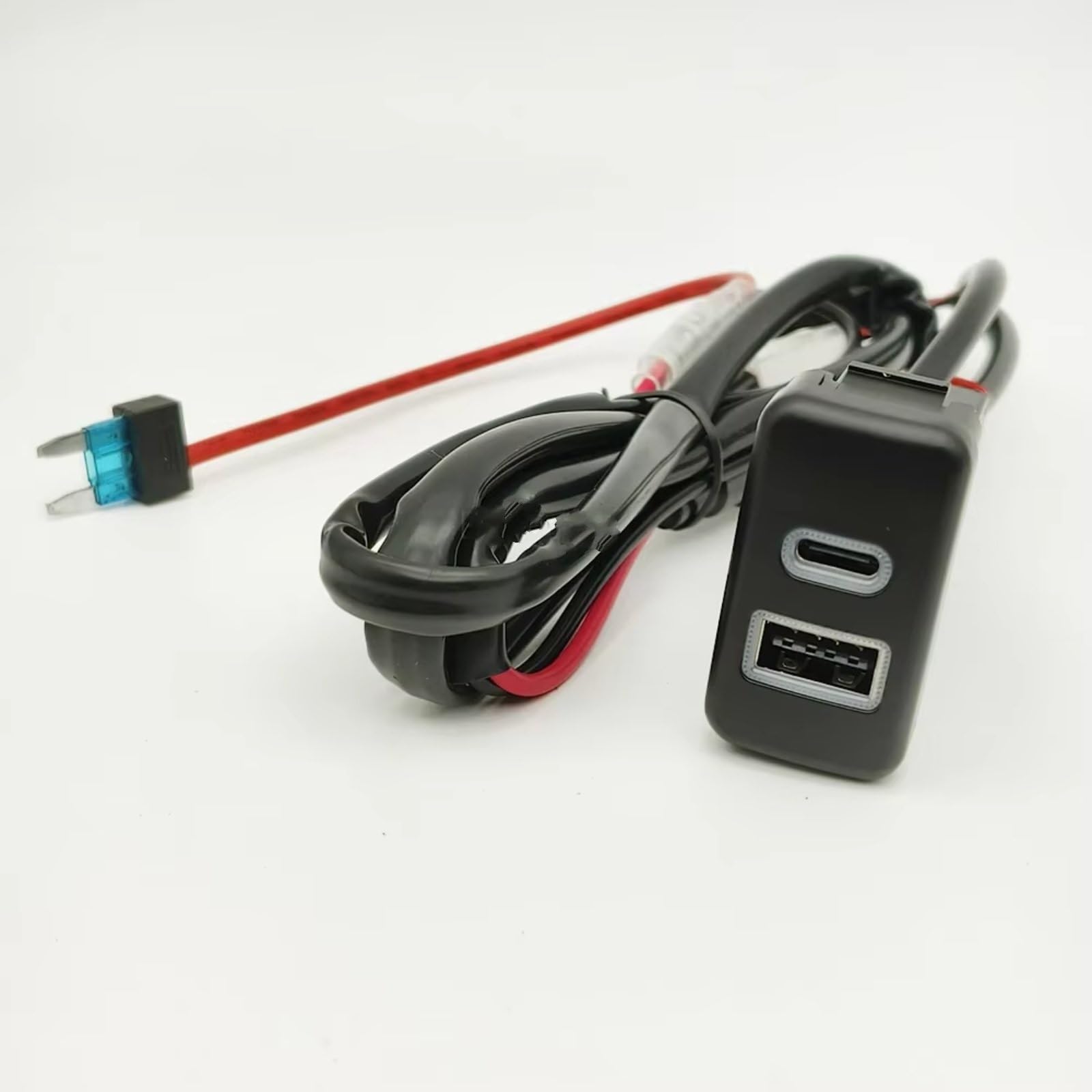 Centro Puerto USB Compatible Con Toyota Para FJ Cruiser Para Prado Para Coche LC120 QC3.0 Rápido Cargador Enchufe Interfaz PD Tipo C Puerto USB