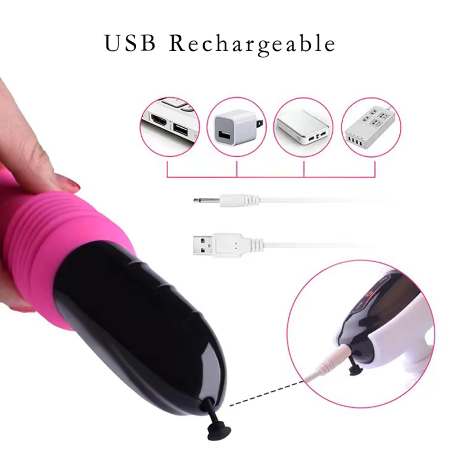 vibratore Vibratore con vibratore a spinta telecomandato, vibratore retrattile automatico a punto G con giocattolo sessuale a tazza Per Orgasmo femminile