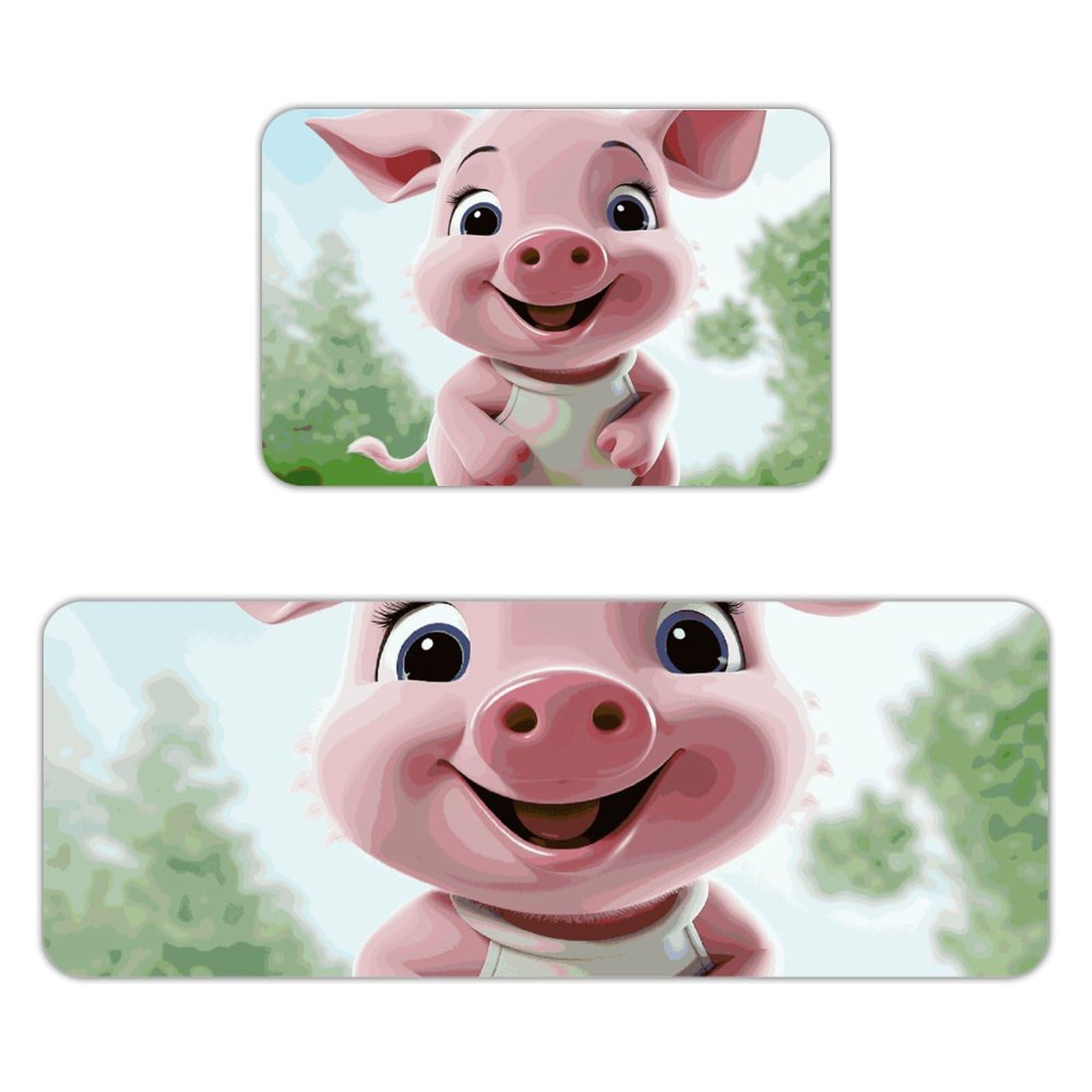 Tapete de cocina lavable y suave Smiling: la solución ideal para suelos siempre secos